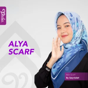 HIjab Motif Premium Alya - Hijab Voal Scarf Premium Muslimah By Sayviolet