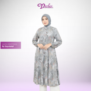 Dress Muslimah Mewah  Lestia Midi Dress By Sayviolet