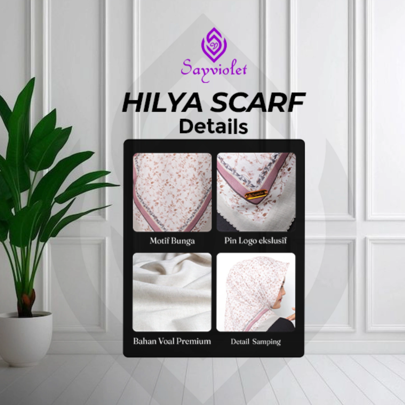 HILYA SCARF - Gambar 4