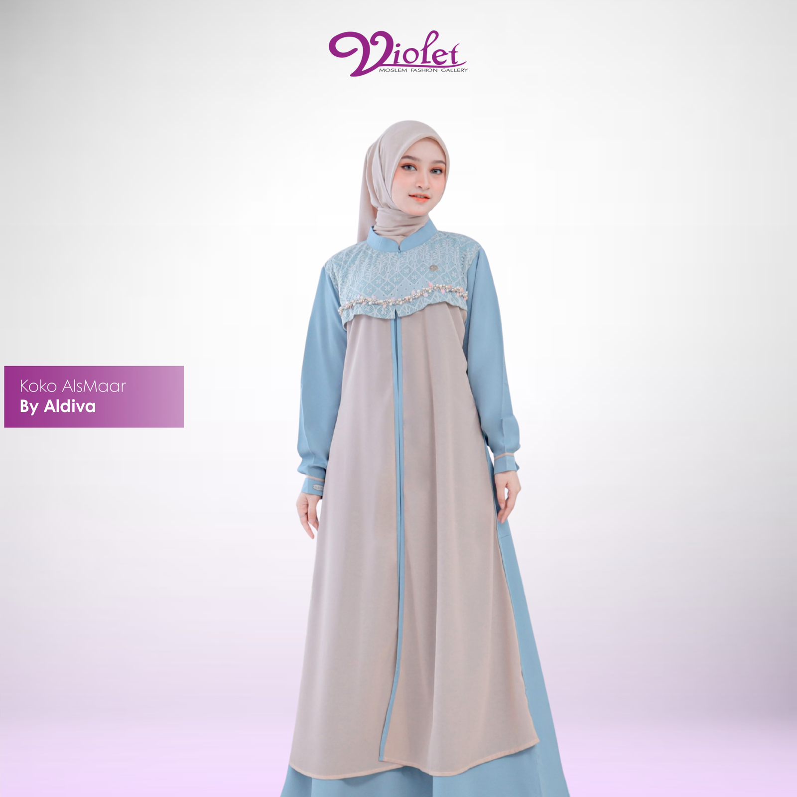 Dress Gamis Wanita Dewasa Marwah Precious Sarimbit By Aldiva