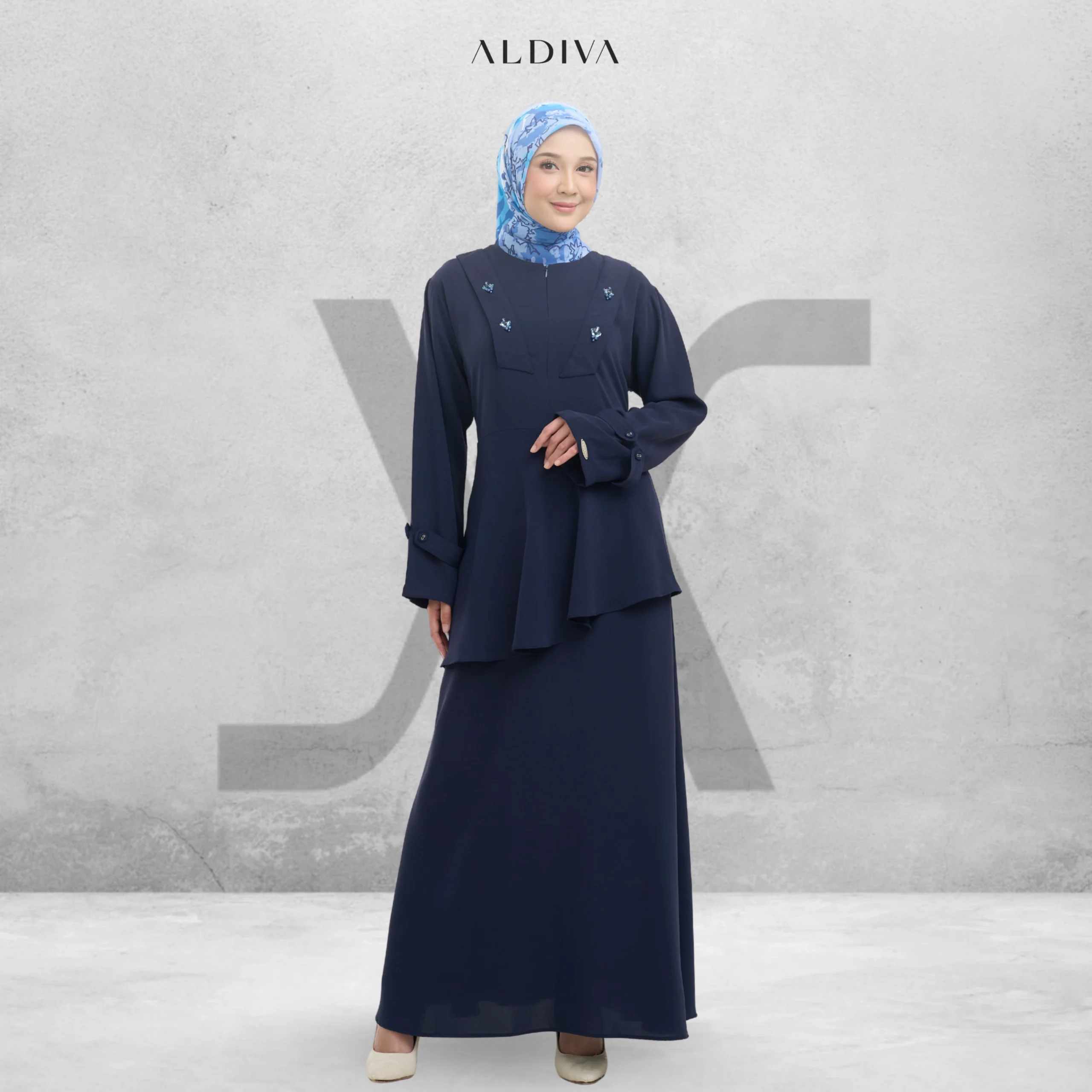 Malaysia Dress Safira By Aldiva - Gambar 10