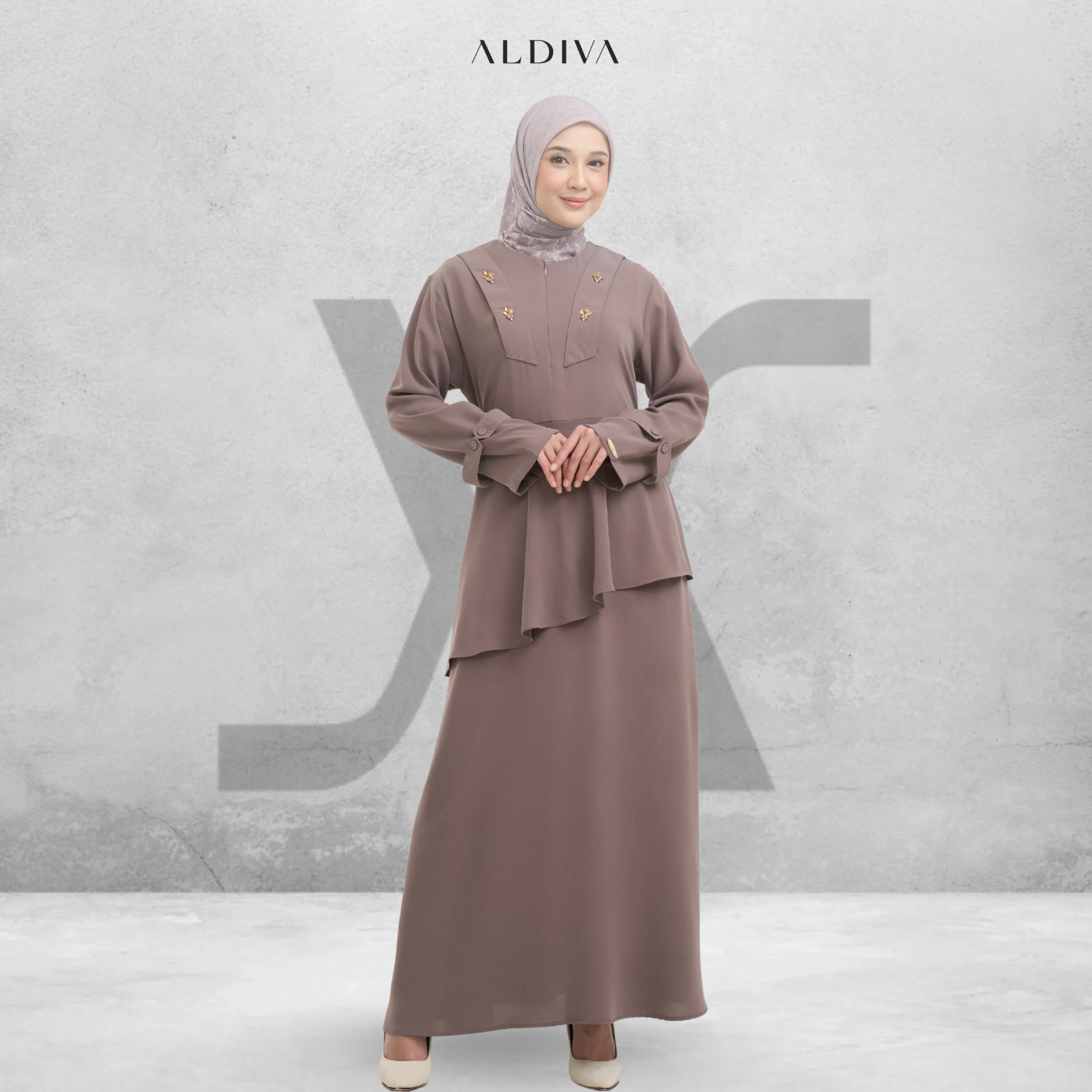 Malaysia Dress Safira By Aldiva - Gambar 8