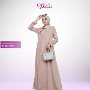 Dress Muslimah Panjang Safiya By Sayviole