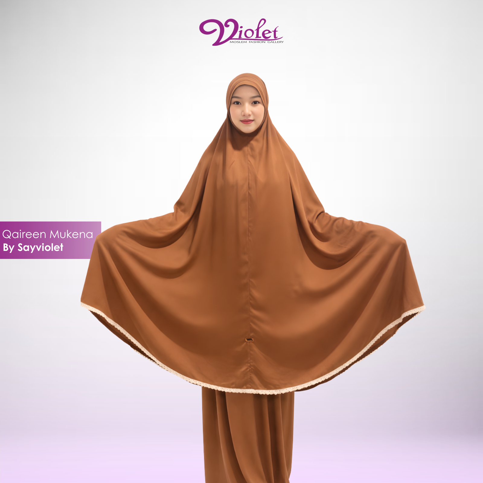 Qaireen Prayer Set Mukenah Dewasa Premiun By Sayviolet