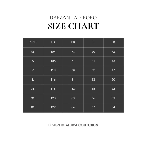 Koko Lengan Panjang Polos Premium Koko Daezan Laif By ALDIVA - Gambar 4