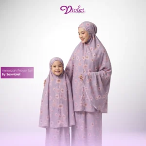 Ameezah Prayer Set Ibu dan Anak Premium Mukena Couple  By Sayviolet