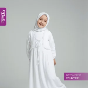 Naswa Gamis Anak - Gamis Premium - By Sayviolet - Violet Gallery
